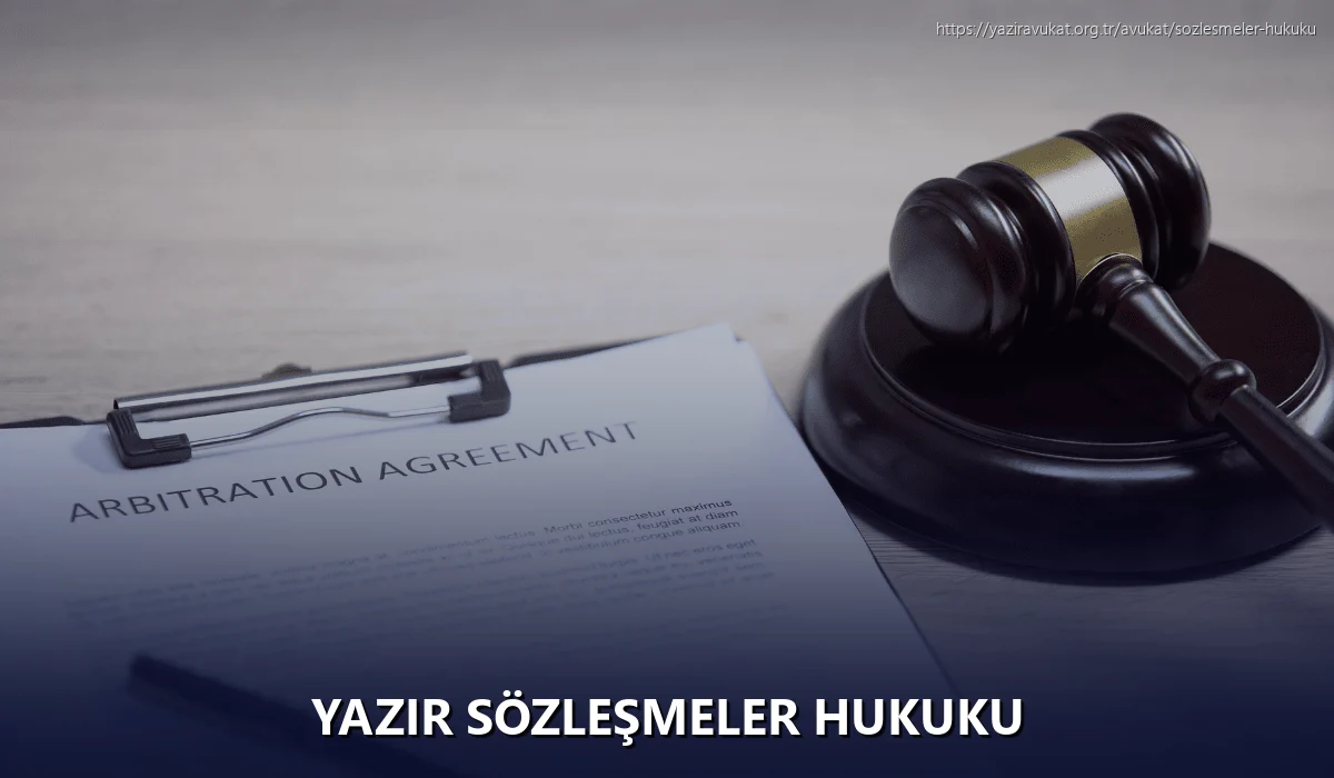 Yazır Sözleşmeler Hukuku